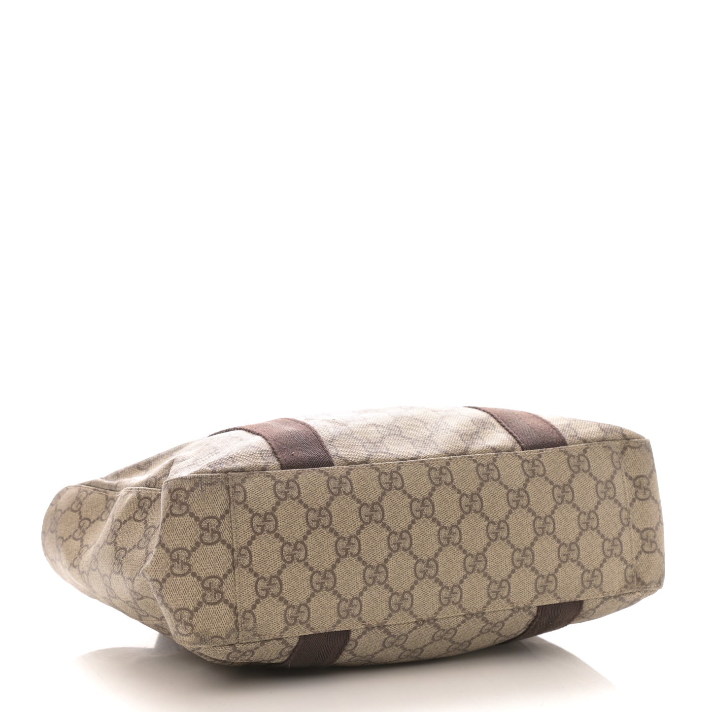 GG Plus Monogram Small Tote Dark Brown