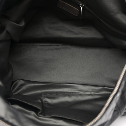 Chanel Lambskin Patent Calfskin Brooklyn Patchwork Hobo Black 5 of 11