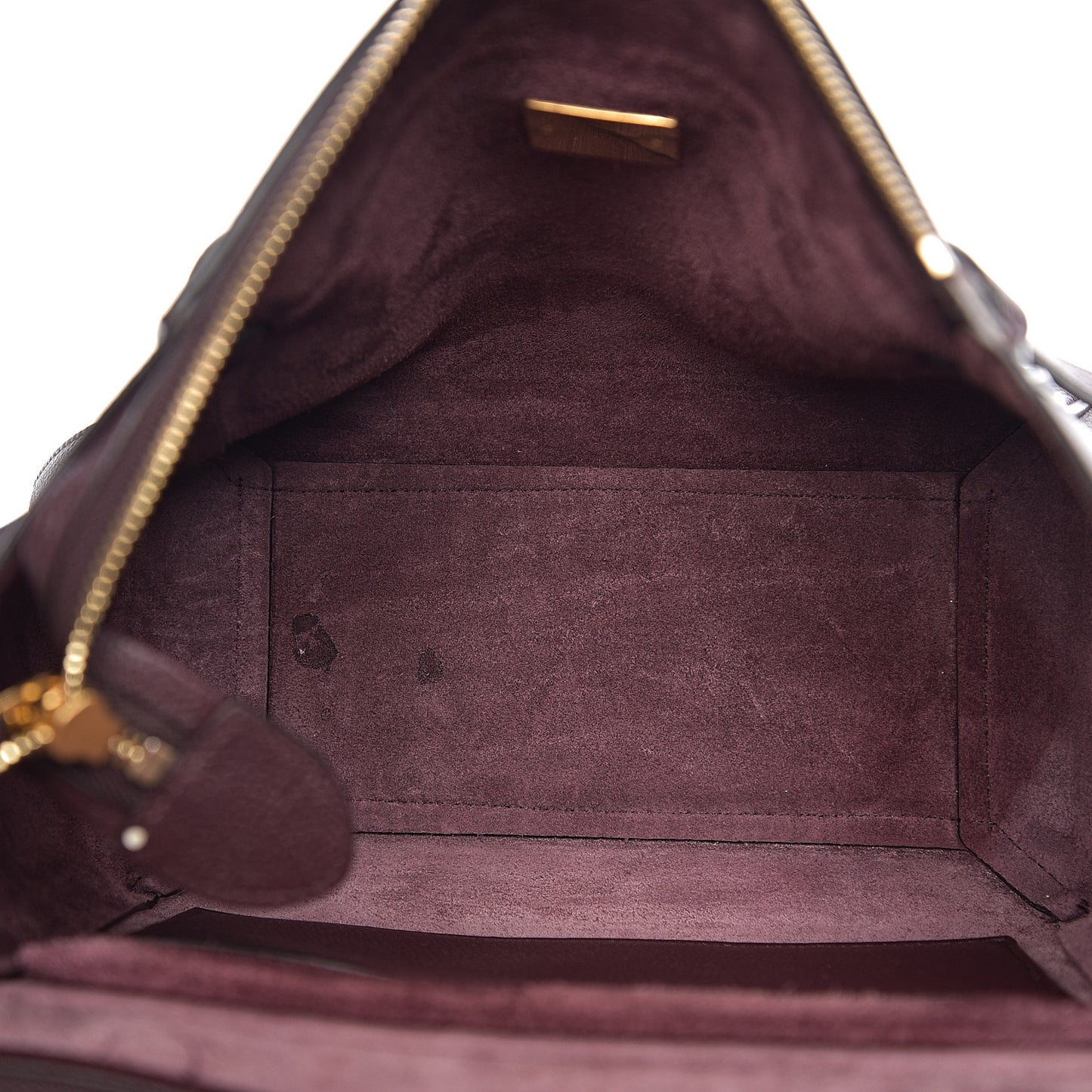 Grained Calfskin Micro Belt Bag Burgundy