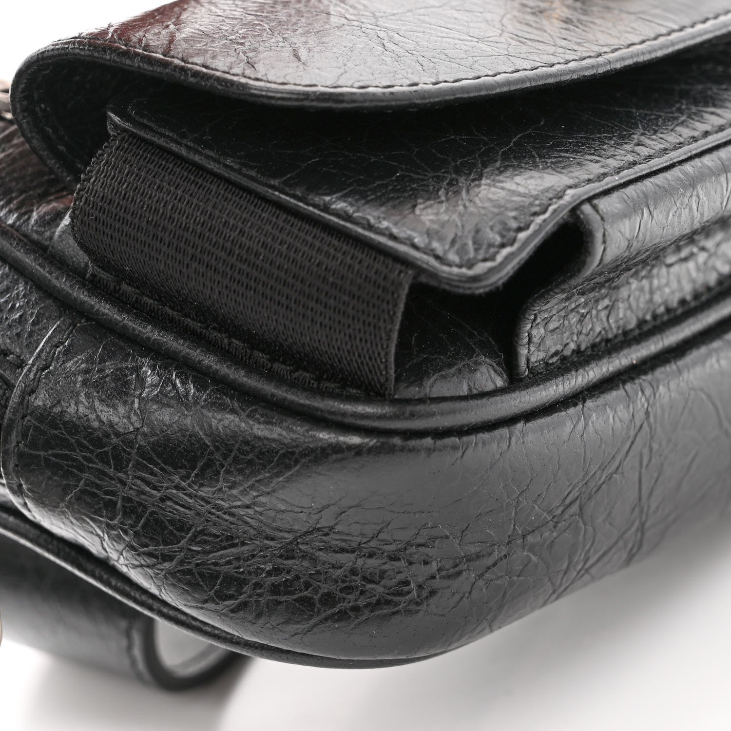 Gucci Fluffy Calfskin Mini Morpheus Belt Bag 90 36 Black 10 of 11