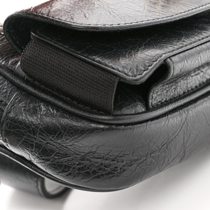 Gucci Fluffy Calfskin Mini Morpheus Belt Bag 90 36 Black 10 of 11
