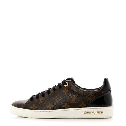 Louis Vuitton Patent Monogram Frontrow Sneakers 38.5 1 of 10
