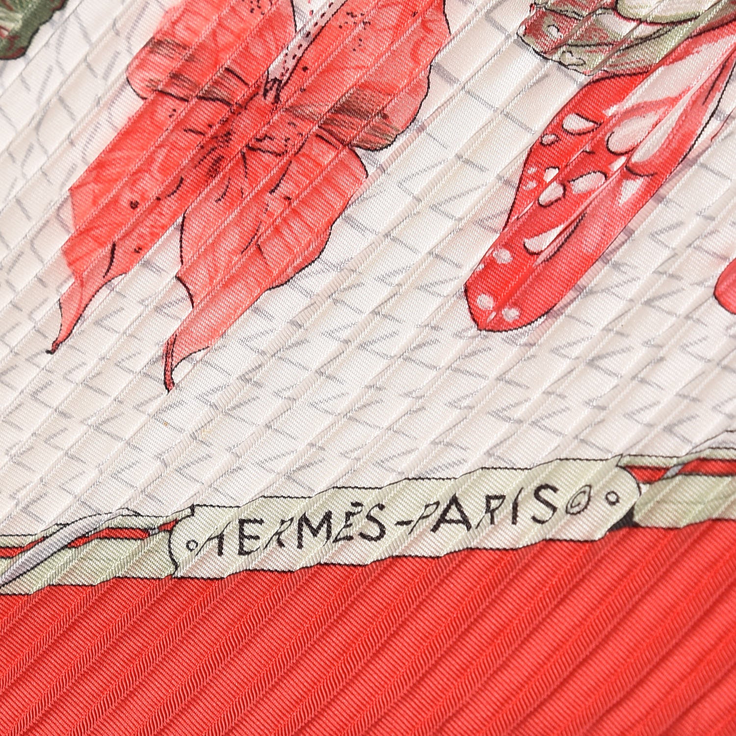 Hermes Silk Plisse Farandole Scarf 90 3 of 5