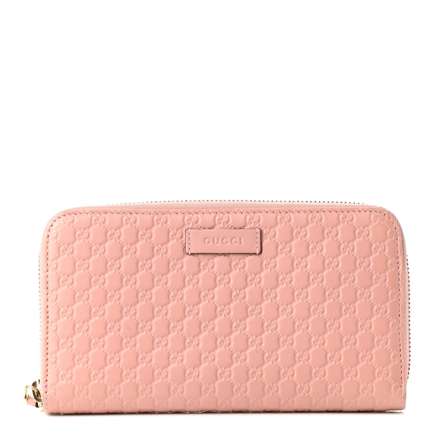 Gucci Microguccissima Zip Around Wallet Soft Pink 1 of 7
