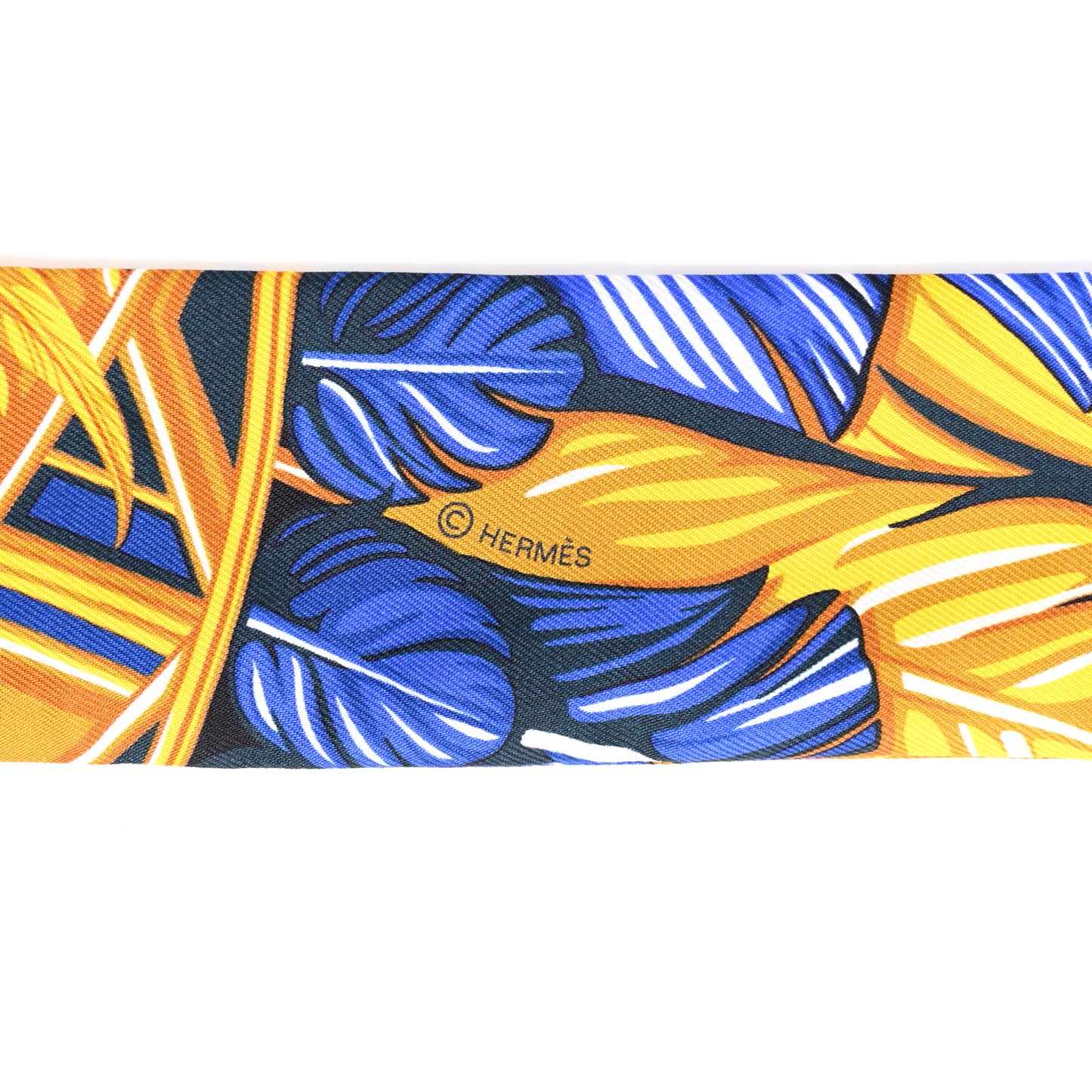 Silk La Danse Pacifique Twilly Bleu Nuit Jaune Vif