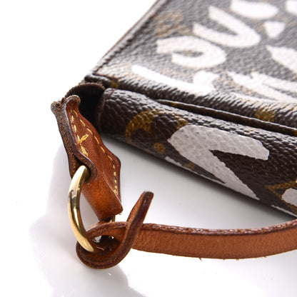 Louis Vuitton Monogram Graffiti Pochette Accessories Silver 11 of 11