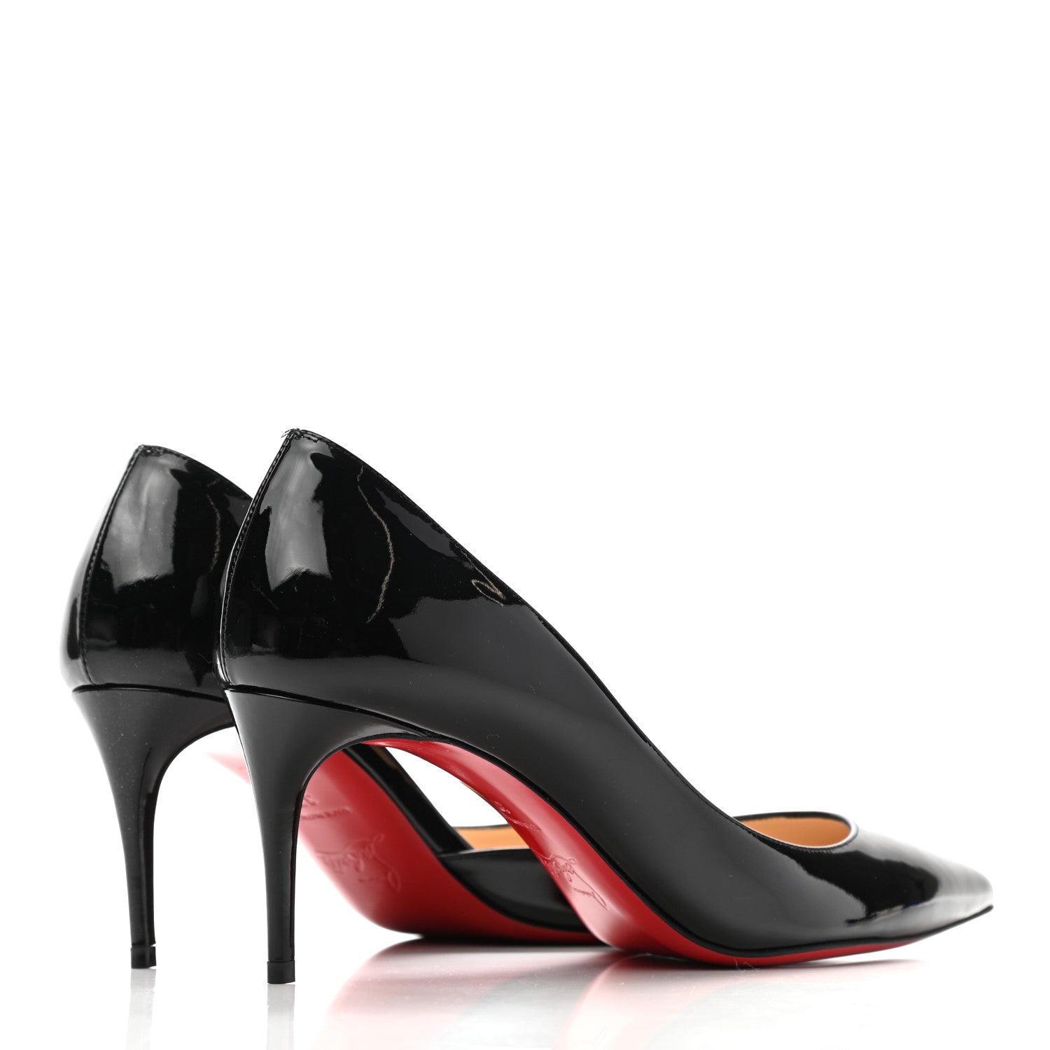 Christian Louboutin Patent Iriza 70 Pumps 37 Black 4 of 10