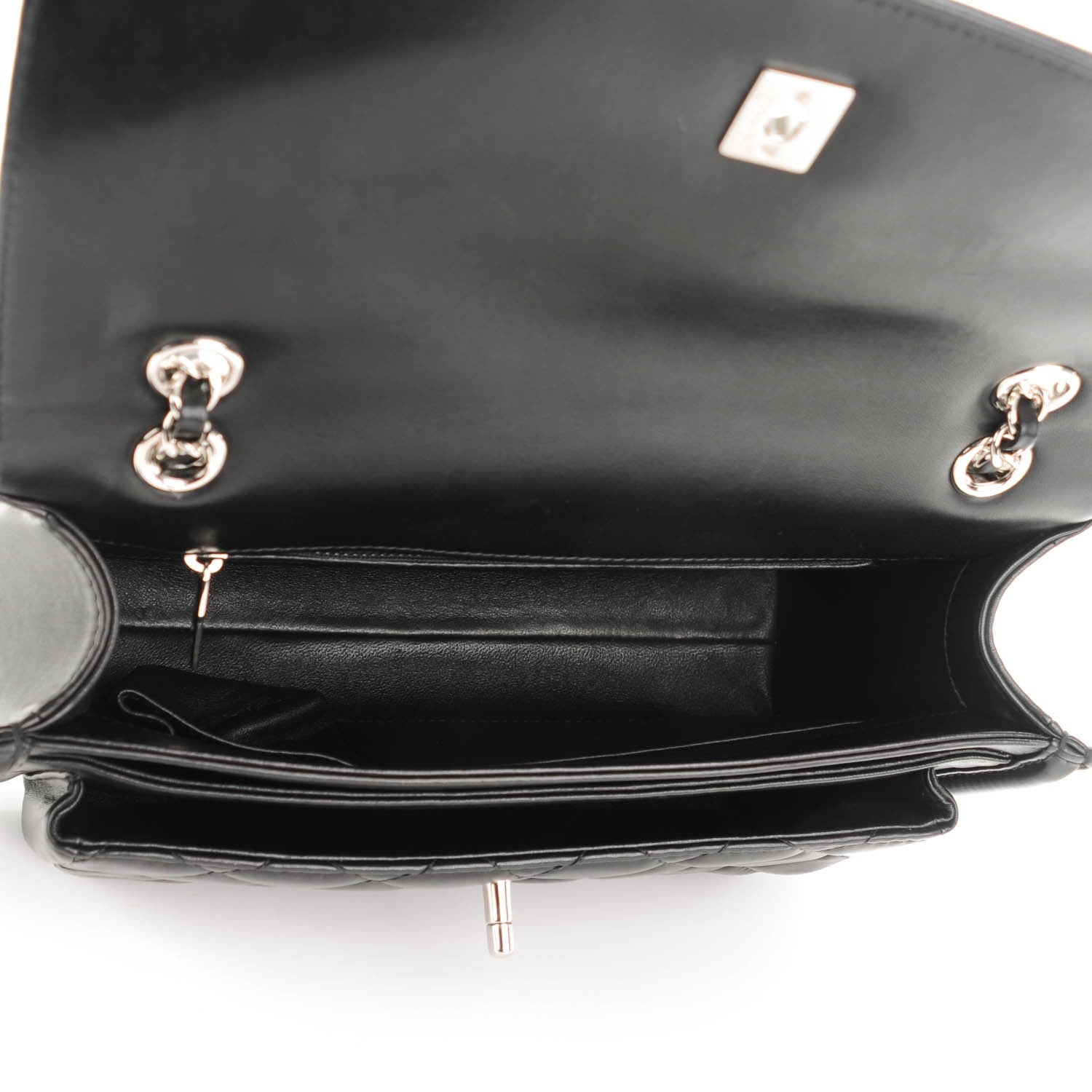 Chanel Lambskin Quilted Large Geometric Flap Black 5 of 10