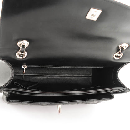Chanel Lambskin Quilted Large Geometric Flap Black 5 of 10