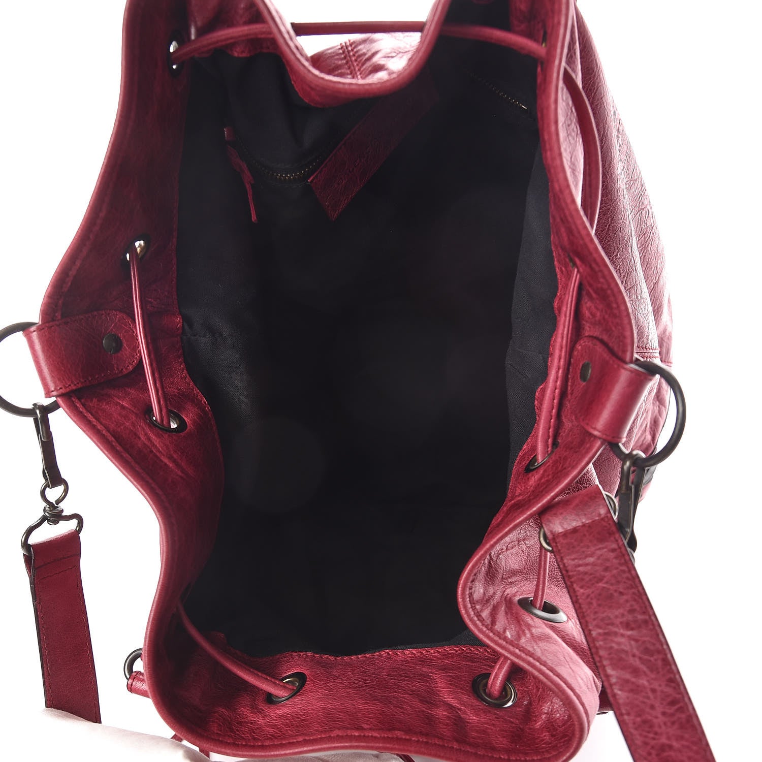 Balenciaga Agneau Classic Hardware Pompon Pourpre 5 of 9