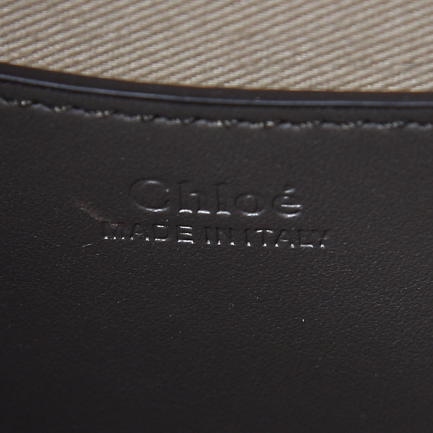 Calfskin Crocodile Embossed Small Tess Bag Profound Brown