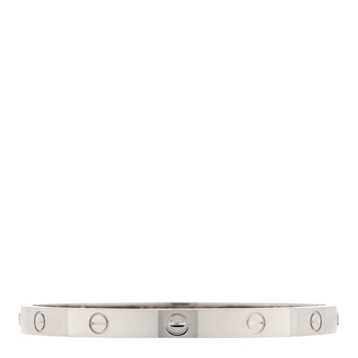 18K White Gold LOVE Bracelet 19