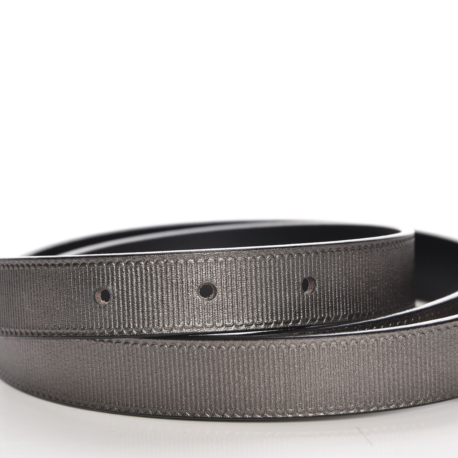Louis Vuitton Calfskin Embossed 20MM LV Initiales Belt 80 32 4 of 7