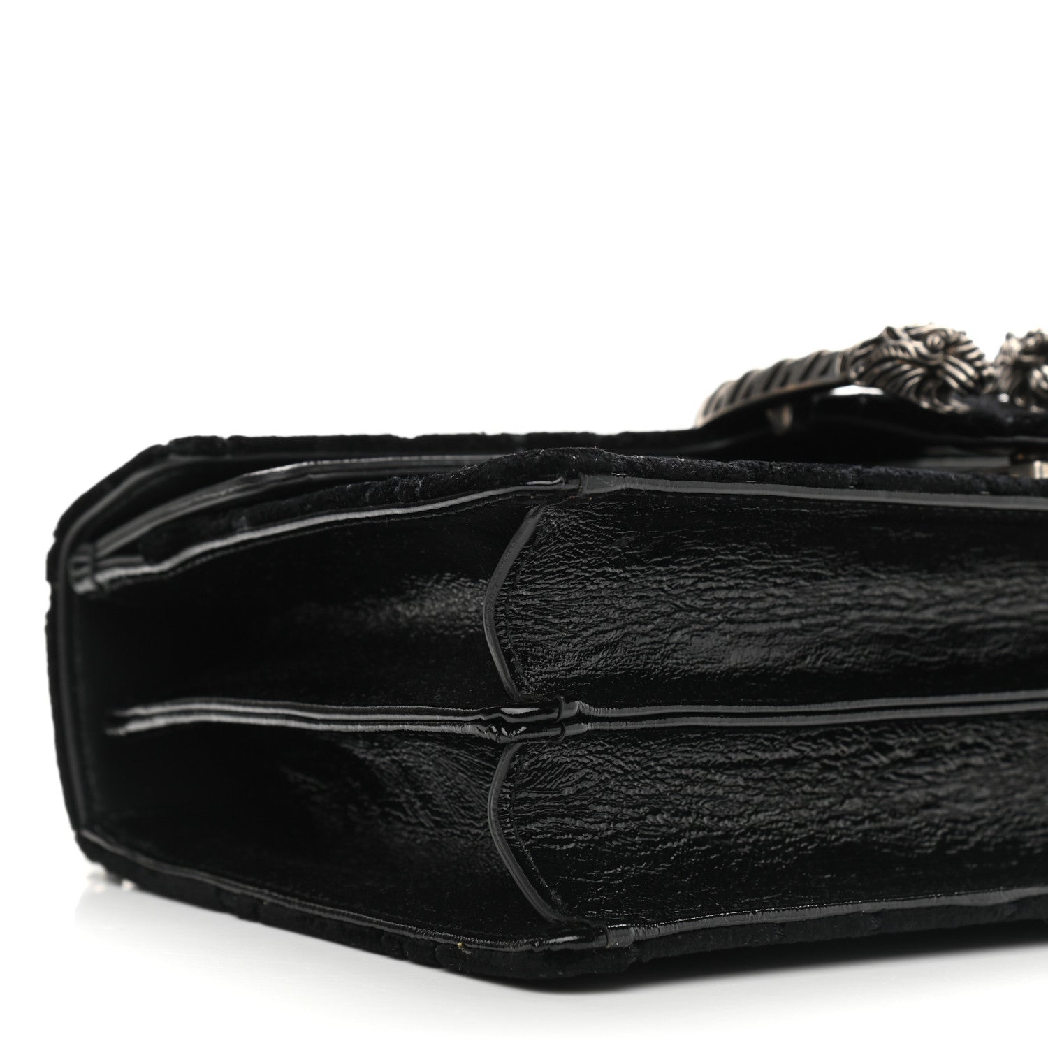 Gucci Velvet GG Monogram Small Dionysus Shoulder Bag Black 8 of 9