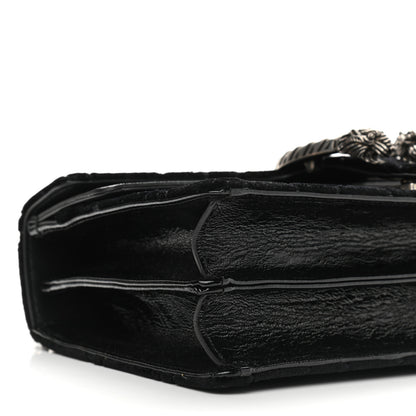 Gucci Velvet GG Monogram Small Dionysus Shoulder Bag Black 8 of 9
