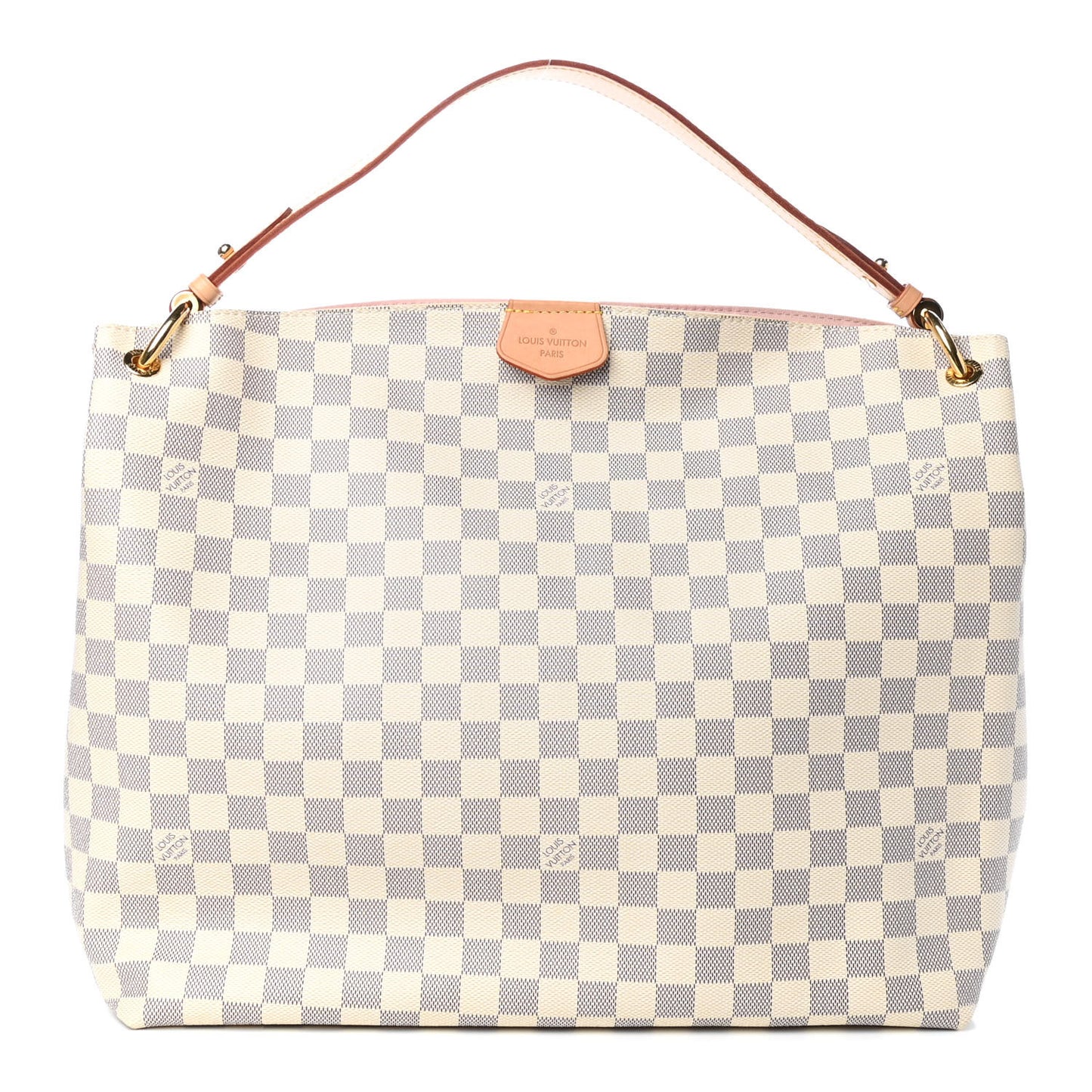 Damier Azur Graceful MM Rose Ballerine