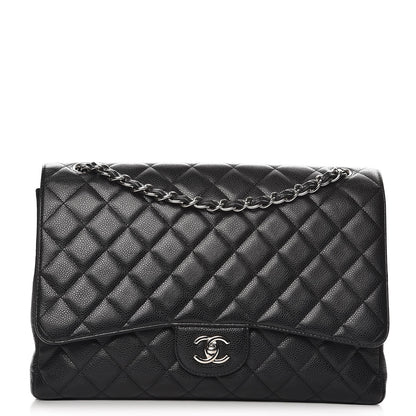Chanel Caviar Quilted Maxi Single Flap Black 1 of 8