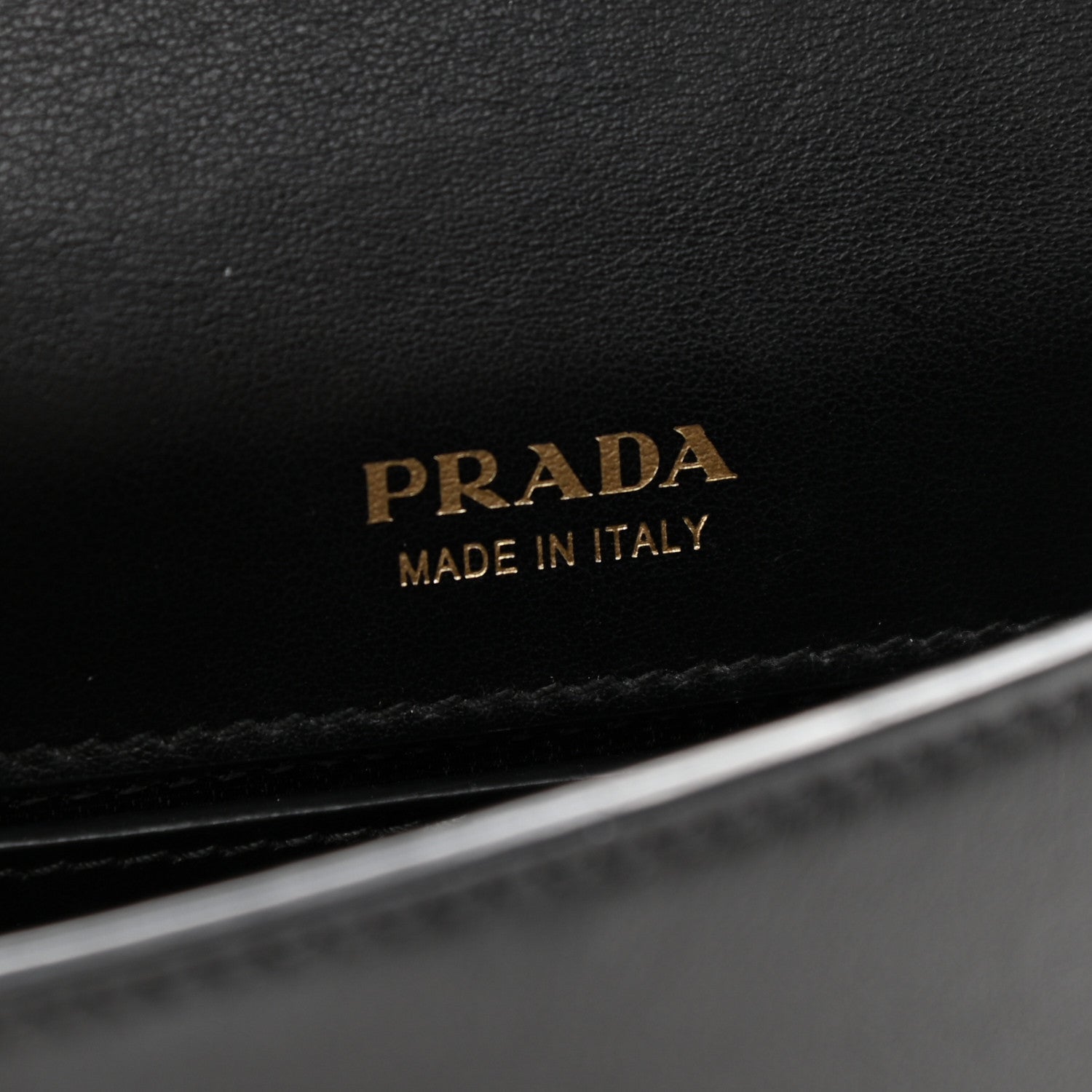 Prada Saffiano City Calf Cahier Belt Bag Black 6 of 12