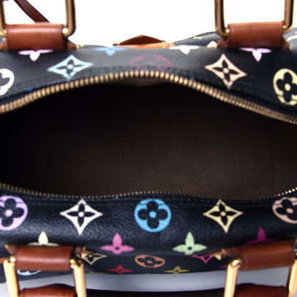 Louis Vuitton Monogram Multicolor Speedy 30 Black 4 of 4