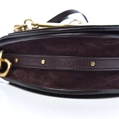 Chloe Calfskin Suede Small Nile Bracelet Bag Carbon Brown 11 of 15