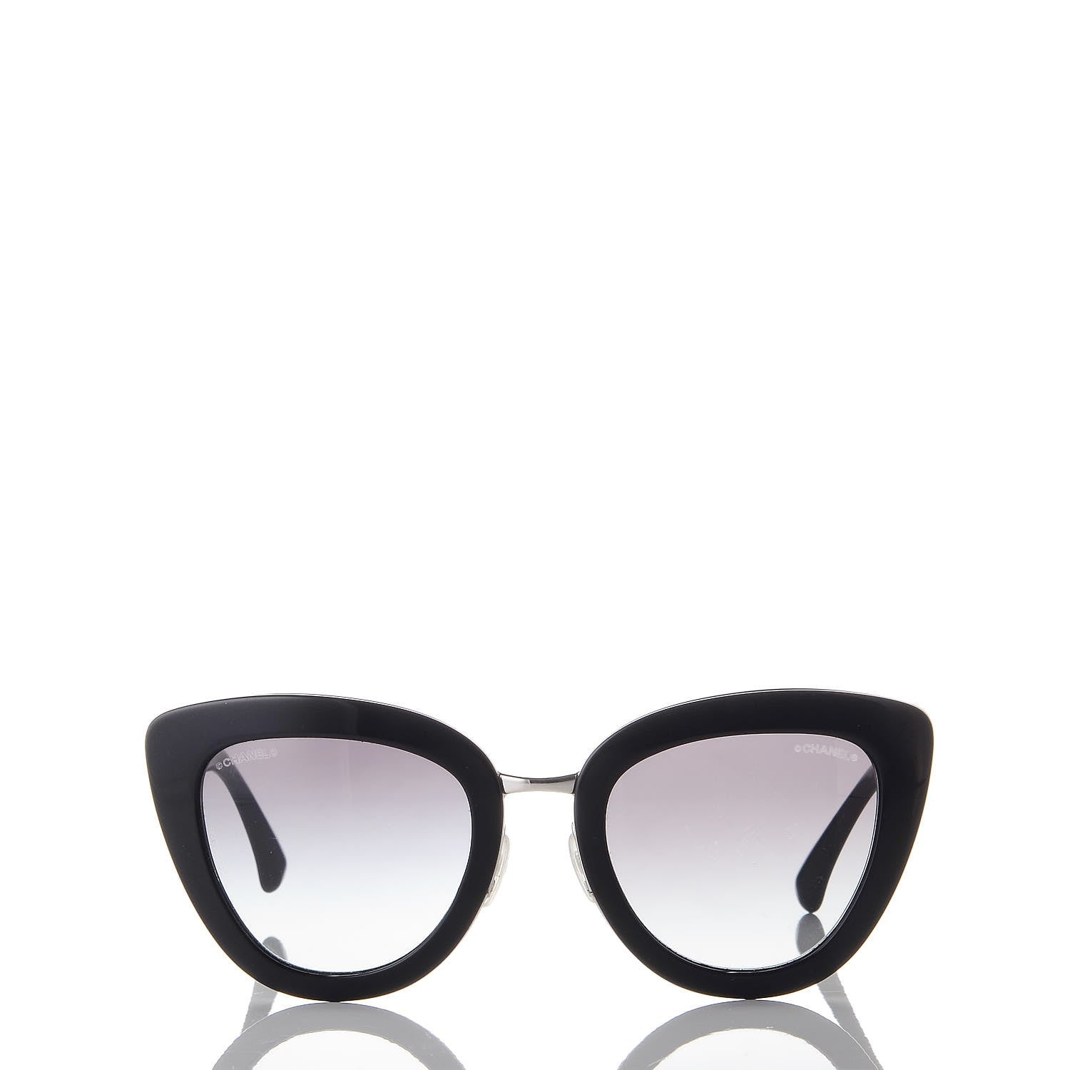Chanel Cat Eye Quilted Sunglasses 5368 Black 2 of 8
