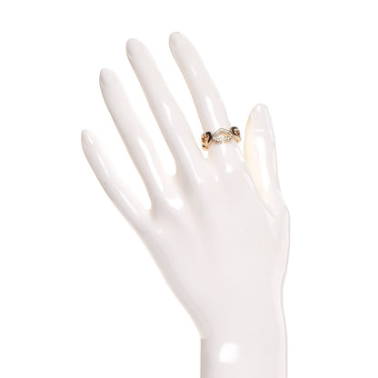 Cartier 18K Pink Gold Diamond Hearts and Symbols Ring 51 5.75 2 of 4