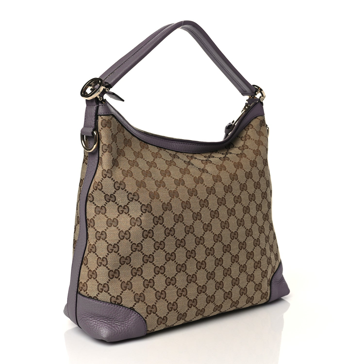 Gucci Monogram Small Miss GG Hobo Lilac 3 of 10