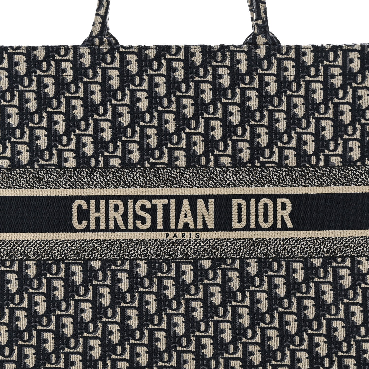 Christian Dior Oblique Large Book Tote Blue Multicolor 8 of 10