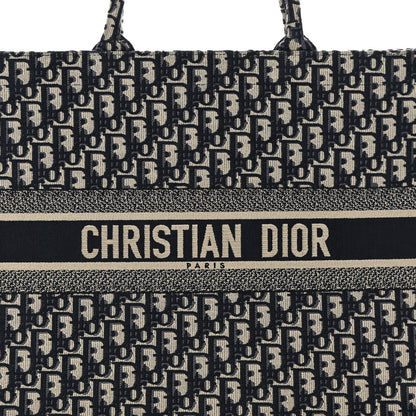 Christian Dior Oblique Large Book Tote Blue Multicolor 8 of 10