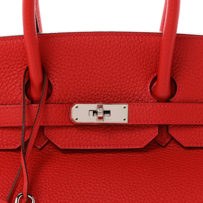Hermes Togo BIRKIN 35 Rouge Casaque 8 of 11