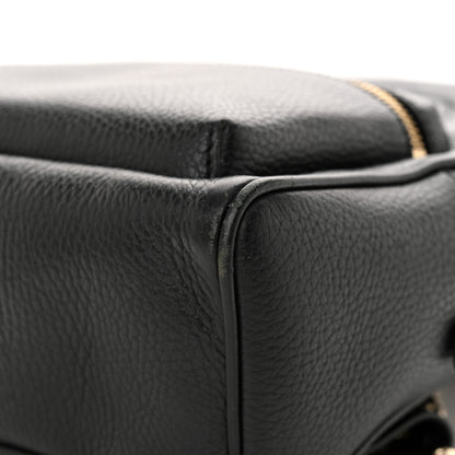 Gucci Pebbled Calfskin Soho Chain Backpack Black 13 of 14