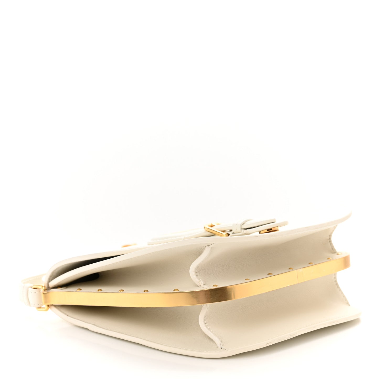Box Calfskin Medium Bobby Frame Flap Latte