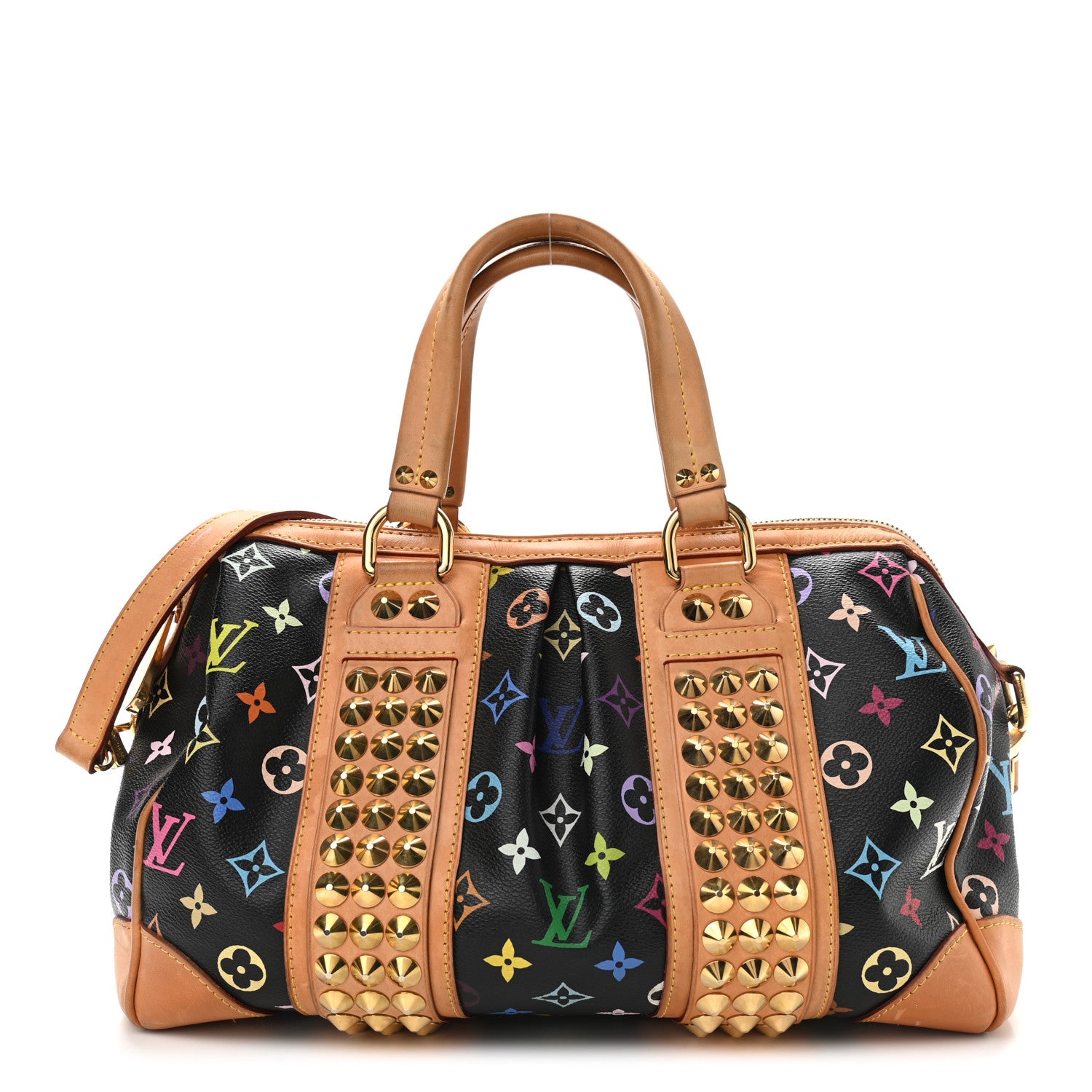 Louis Vuitton Monogram Multicolor Courtney MM Black 1 of 11