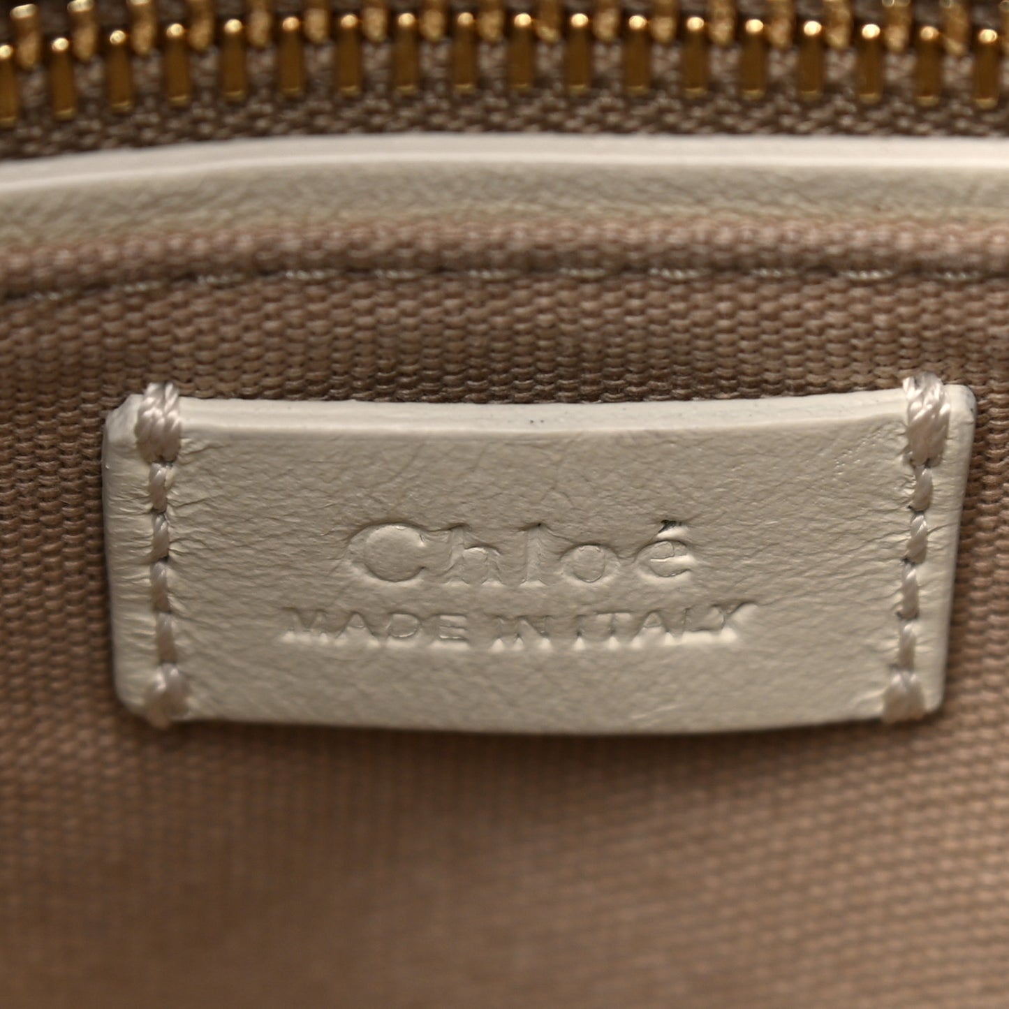 Smooth Calfskin Small Roy Bucket Bag Natural White