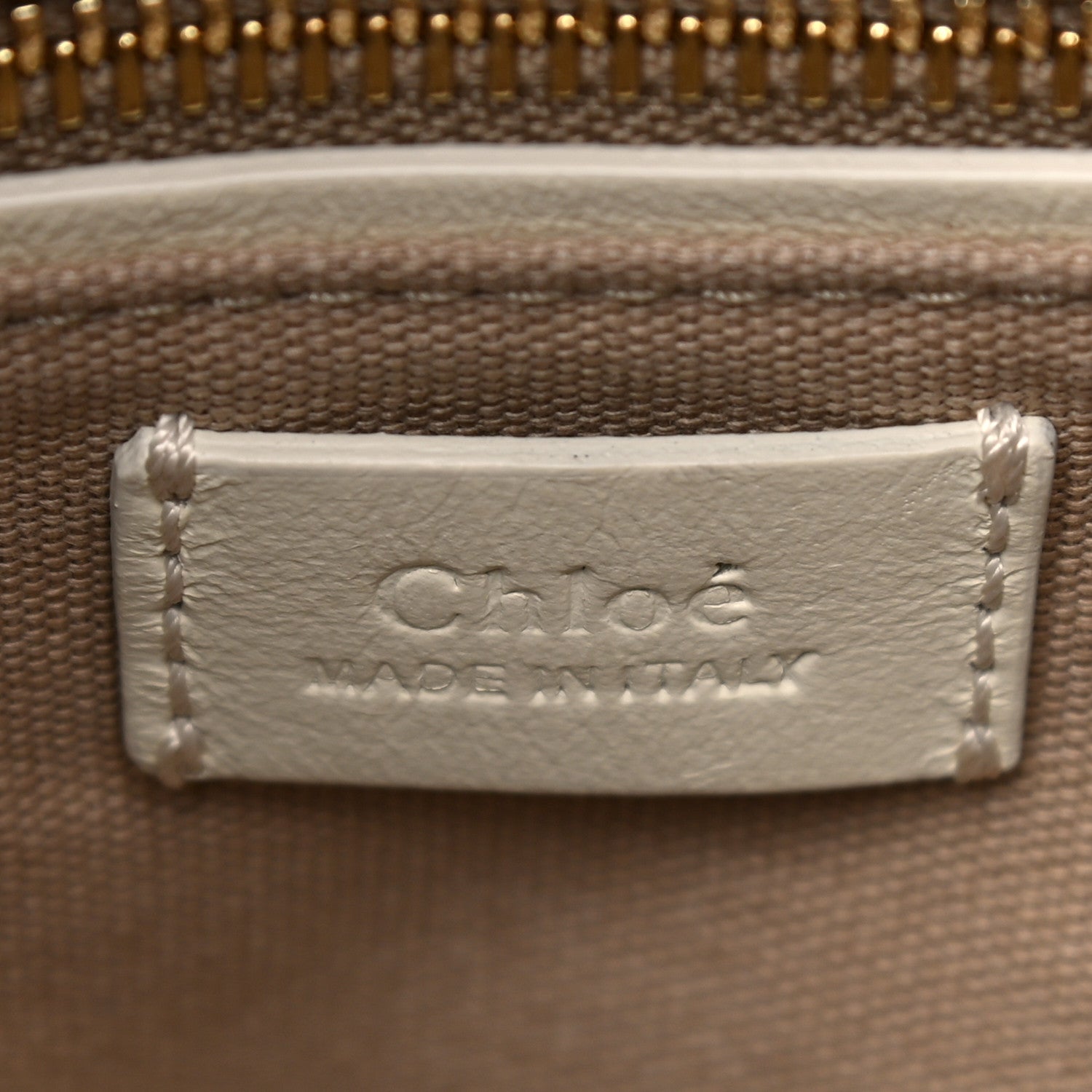 Chloe Smooth Calfskin Small Roy Bucket Bag Natural White 7 of 17