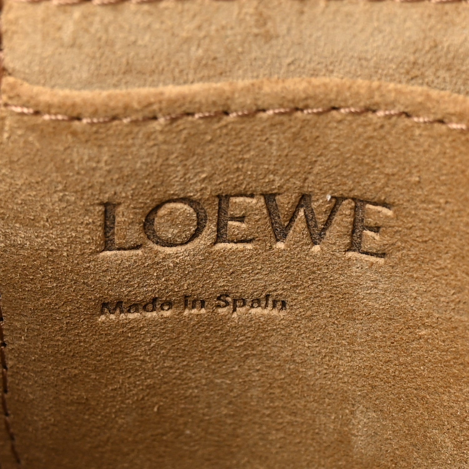 Loewe Calfskin Jacquard Mini Gate Dual Bag Peach Bloom 6 of 11