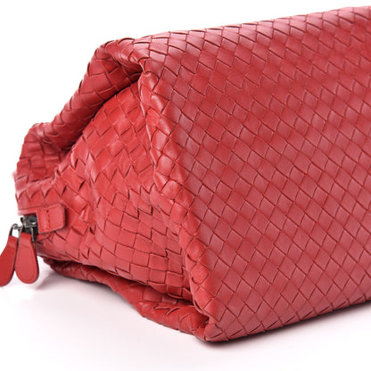 Bottega Veneta Nappa Intrecciato Boston Carmine 7 of 9