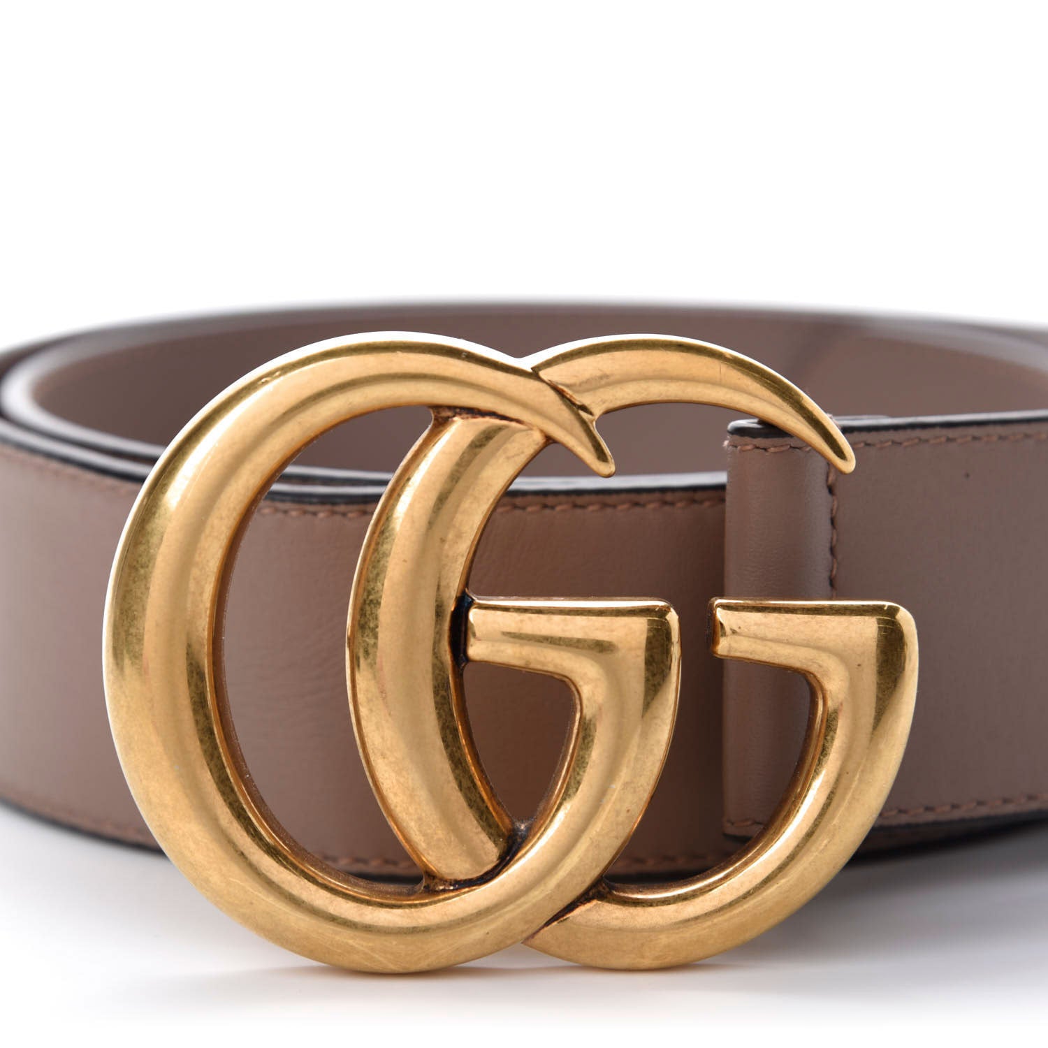Gucci Calfskin Double G 40mm Belt 85 34 Porcelain Rose 3 of 4