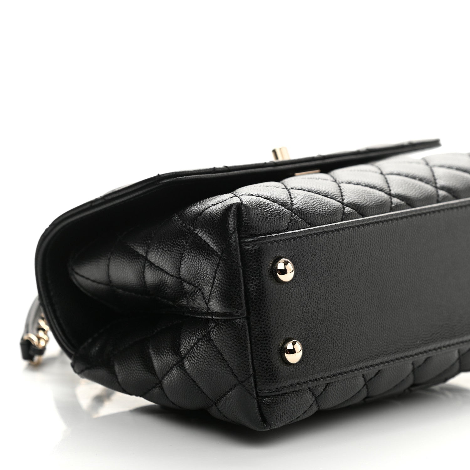 Chanel Caviar Quilted Mini Coco Handle Flap Black 9 of 11