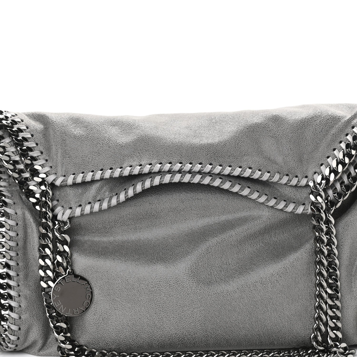 Stella McCartney Shaggy Deer Small Falabella Tote Light Grey 7 of 9