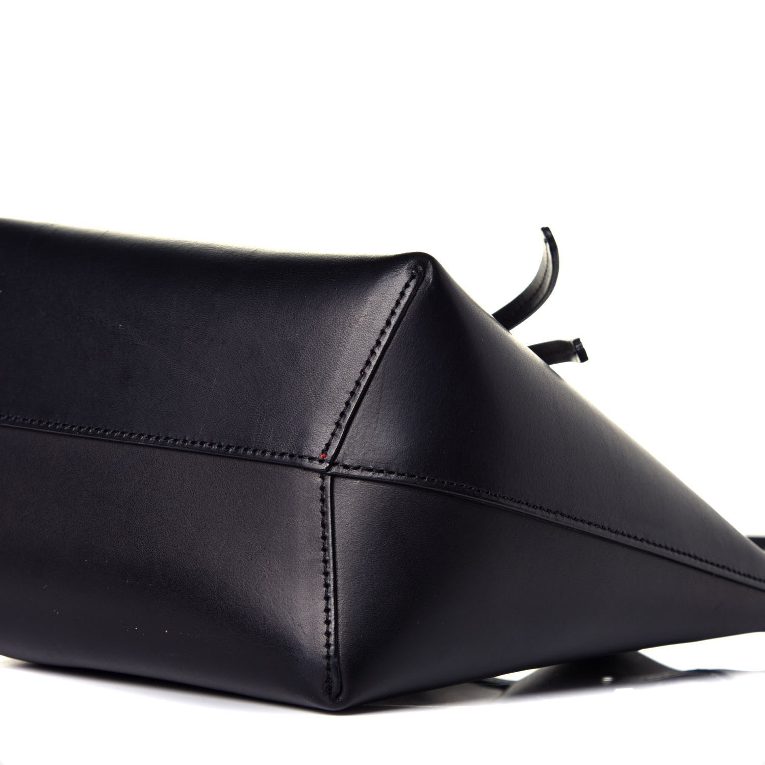 Mansur Gavriel Calfskin Mini Bucket Bag Black Flamma 7 of 8