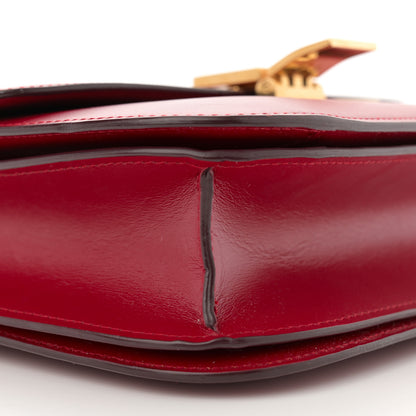 Celine Box Calfskin Medium Classic Box Flap Bag Red 9 of 15