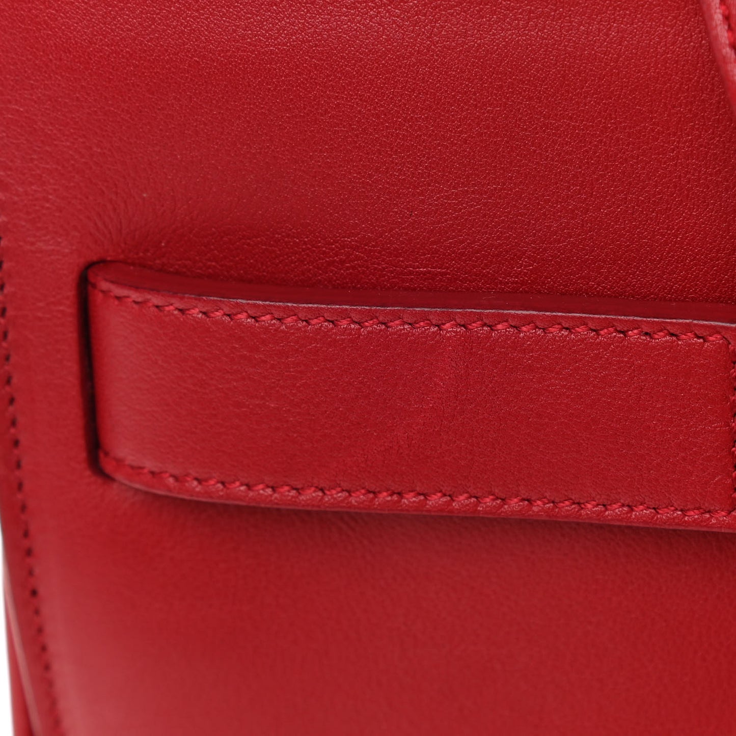 Calfskin Small Sac De Jour Lipstick Red