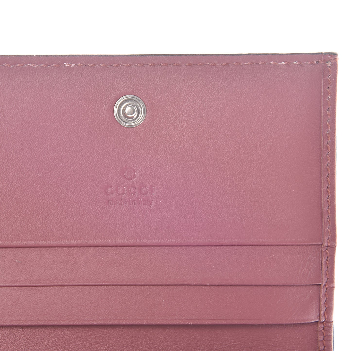 GG Supreme Monogram Blooms Card Case Beige Multicolor Dry Rose