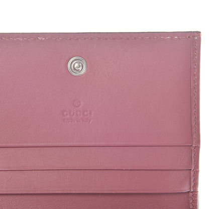 Gucci GG Supreme Monogram Blooms Card Case Beige Multicolor Dry Rose 6 of 10