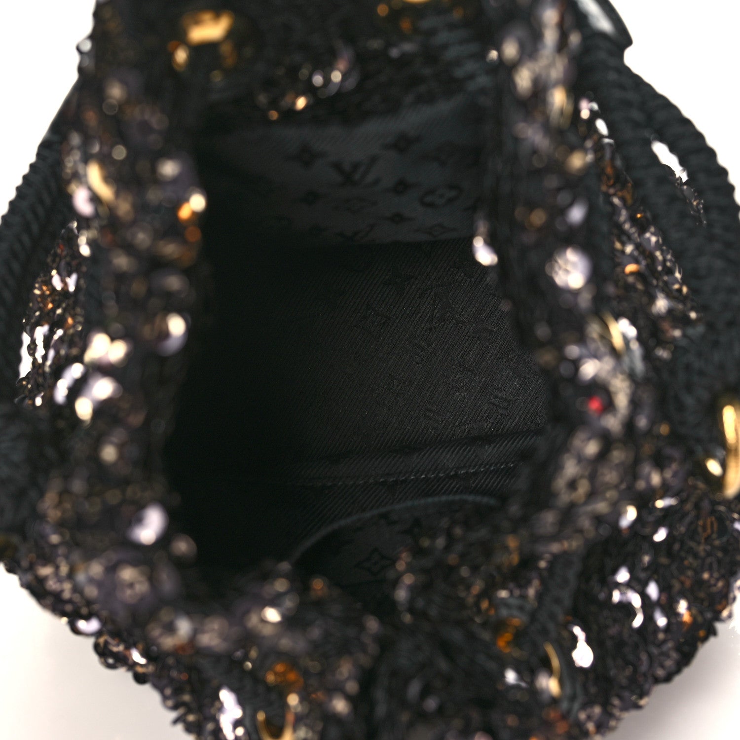 Louis Vuitton Sequin Mini Noe Rococo Gold 5 of 8