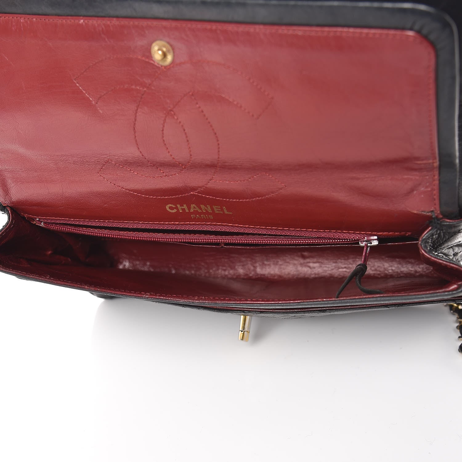 Chanel Lambskin Quilted Medium Double Flap Black 5 of 24