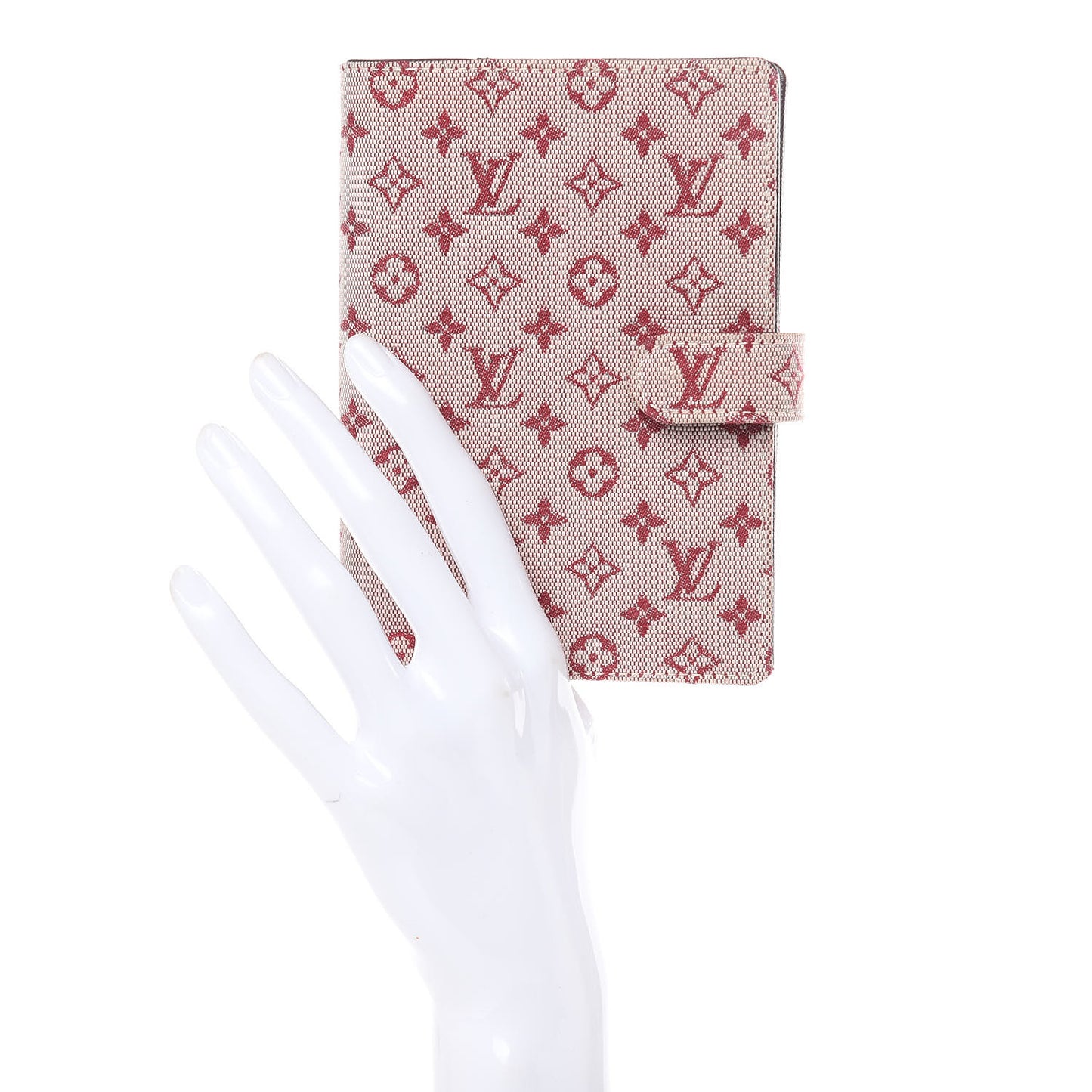 Mini Lin Small Ring Agenda Cover Cherry