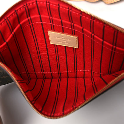 Louis Vuitton Monogram Neverfull MM GM Pochette Cherry 5 of 7