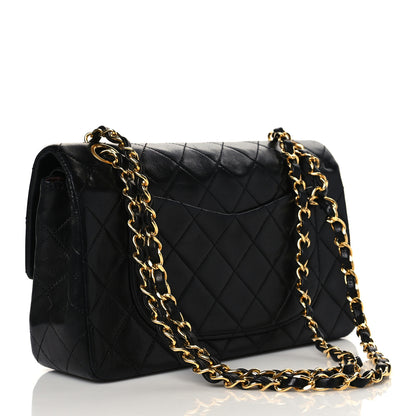 Chanel Lambskin Quilted Medium Double Flap Black 3 of 10